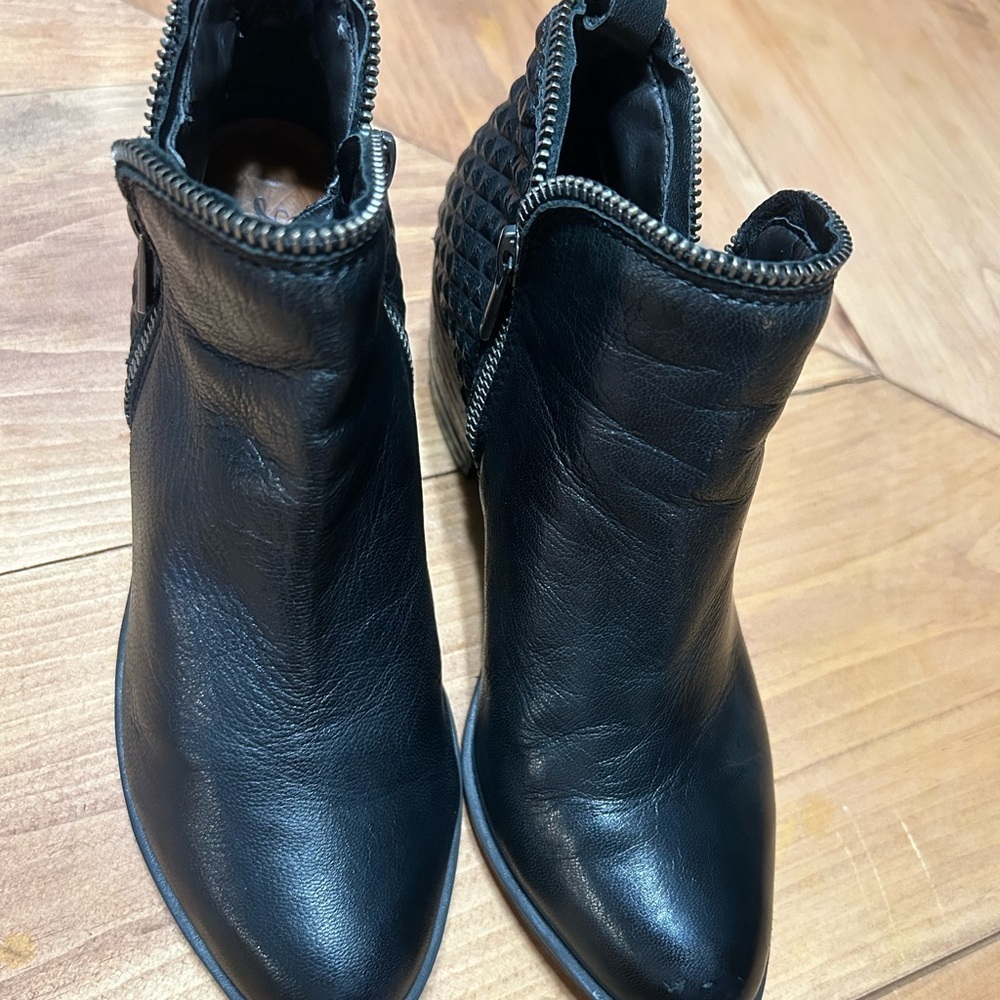Lucky Brand Black Ankle Boots